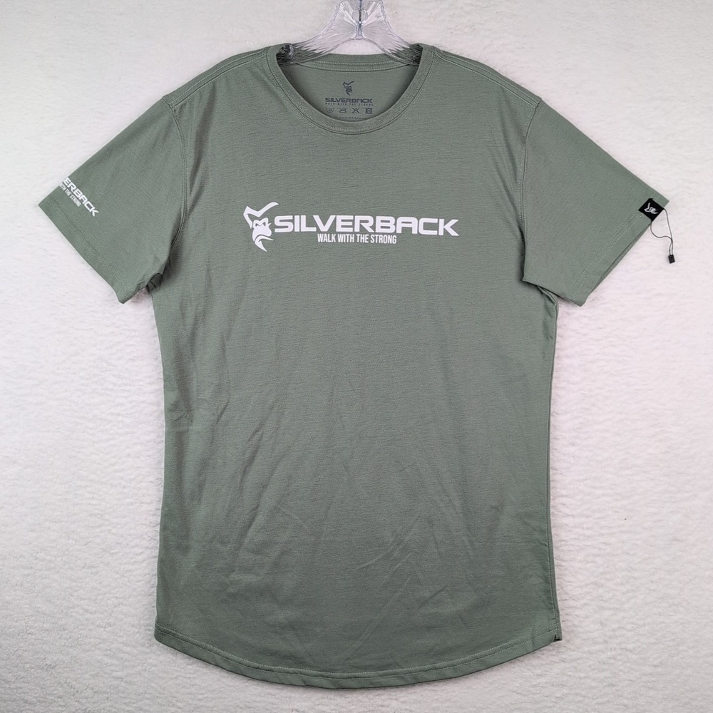 Silverback Men's Short Sleeve‎ Graphic Redemption T-Shirt EJ3 Green Size Large